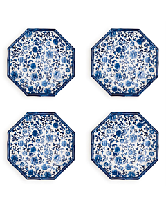 BLUE AND WHITE CHINOISERIE SALAD PLATE