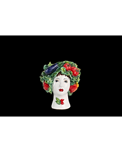 CERAMIC HEAD WITH VEGETABLES