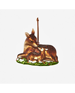 DEER WITH FAWN ORNAMENT