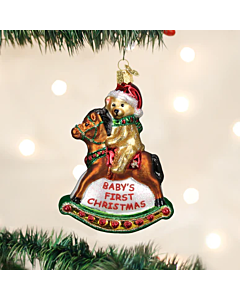 FIRST CHRISTMAS ROCKING HORSE ORNAMENT
