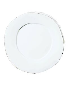 LASTRA WHITE DINNER PLATE