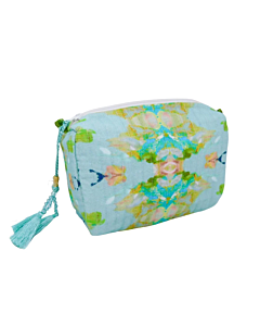 LAURA PARK STAINED GLASS SMALL COSMETIC BAG
