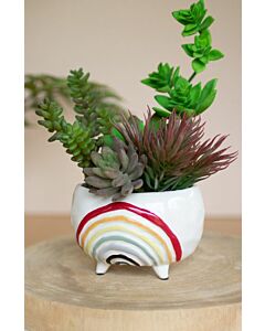 Planter Rainbow Ceramic