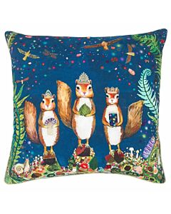 SQUIRREL ROYALE PILLOW 20" SQ