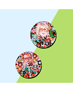 1 COASTER MARTHA ON ONE SIDE/SNOOP ON THE OTHER
