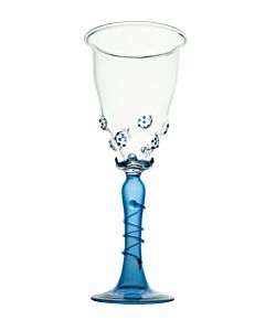 ABIGAILS BLUE OPHELIA WINE GLASS