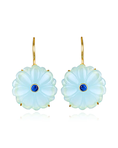 AMELIA ROSE CLOVER EARRINGS LIGHT BLUE