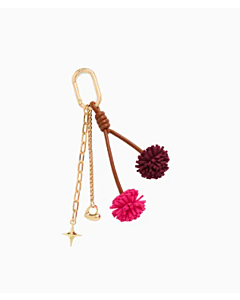Bag Charm Pom Pom Pink