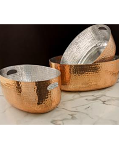 Beverage Tub Copper S/3