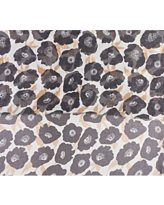 BLACK POPPIES SCARF
