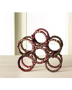 Bottle Stand Jute Colored