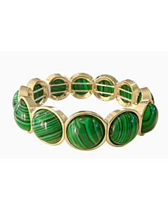 Bracelet River Turq/Gr Stretch