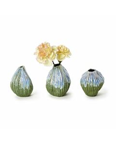 Bud Vase Artisanal Blu/Grn