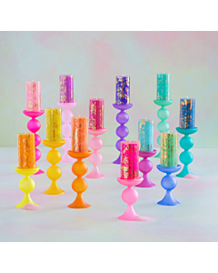 Candle Holder Frosted 12.25"