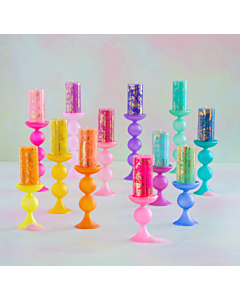 Candle Holder Frosted 6.25"