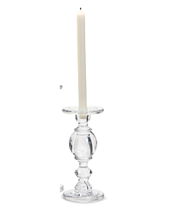 Candle Holder Glass 10"