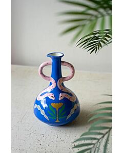 Ceramic Snake Vase