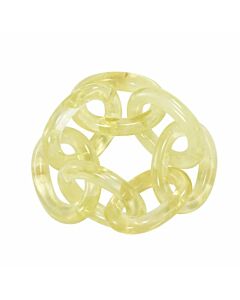 CHAIN LINK NAPKIN RING FERN GREEN