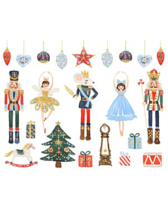 COATED PLACEMAT NUTCRACKER