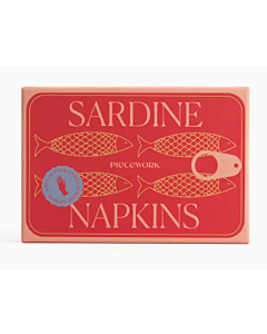 Cocktail Napkin Sardine S/4