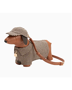 Crossbody Dog Houndstooth