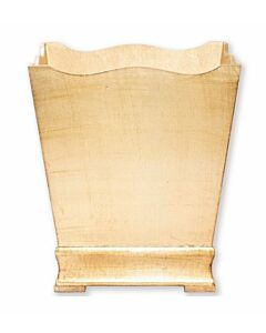 FLORENTINE WOODEN WASTE BASKET