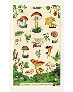 FORAGING MUSHROOM TEA TOWEL