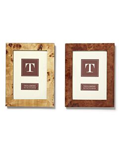 FRAME BURLED WOOD 5X7