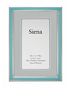 Frame Enamel Baby Blue 4X6