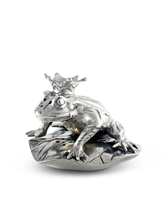FROG PRINCE SALT AND PEPPER SHAKERS