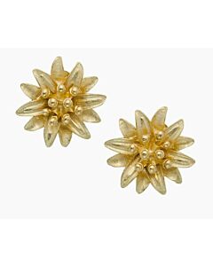 GOLD FLOWER EARRINGS SUSAN SHAW
