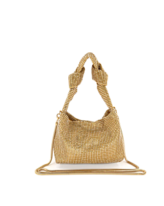 GOLD KNOTTED HANDBAG