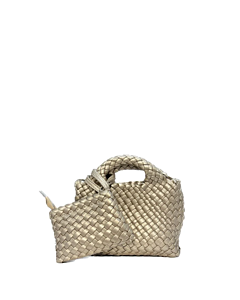 GOLD MINI MAGGIE HANDBAG