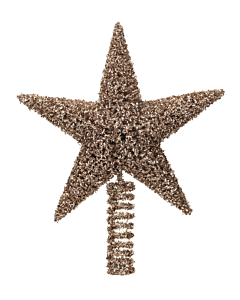 GOLD STAR TREE TOPPER 10X10