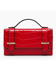 Handbag Crocco Red