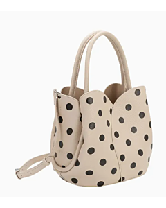 Handbag Tulip Cream Polka Dot
