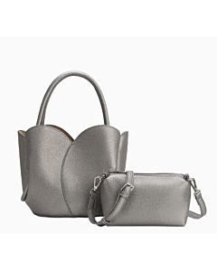 Handbag Tulip Pewter