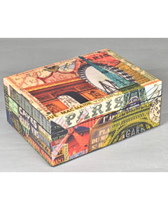 HINGED PARIS LACQUERED BOX