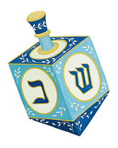 HOLIDAY GIFT TAG DREIDEL