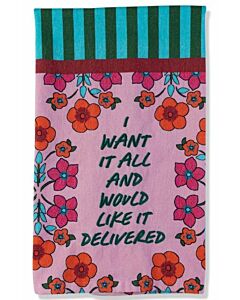 Kitchen Towel Furbish Sayings