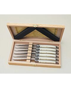 Knives S/6 Ivory In Box