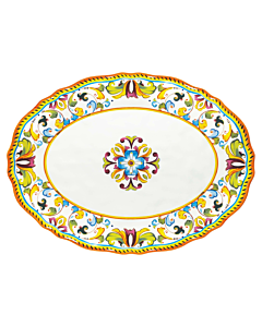 MELAMINE OVAL PLATTER TOSCANA