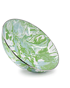 MODERN MONET ENAMELWARE SERVING BOWL GOLDEN RABBIT