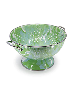 MODERN MONET LARGE ENAMELWARE COLANDER GOLDEN RABBIT