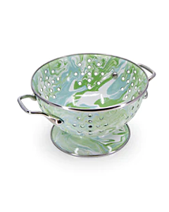 MODERN MONET PETITE ENAMELED COLANDER GOLDEN RABBIT