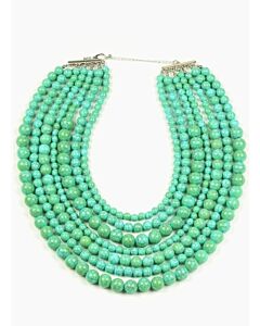 MULTI STRAND TURQ NECKLACE