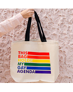 MY GAY AGENDA TOTE BAG