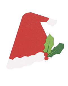 Napkin Die Cut Santa Hat