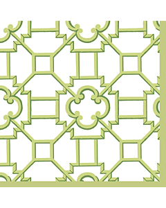 Napkin Garden Trellis Green