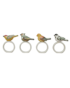 Napkin Ring Bird Perched